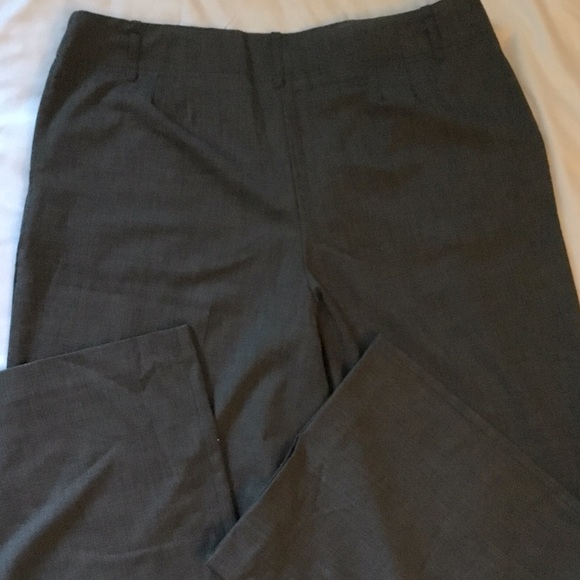 Women's "George" Dark Gray Dress Casual Flared Zip Pants; Size 16 - Picture 6 of 6